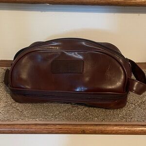 Original Penguin Dark Brown Toiletry Bag